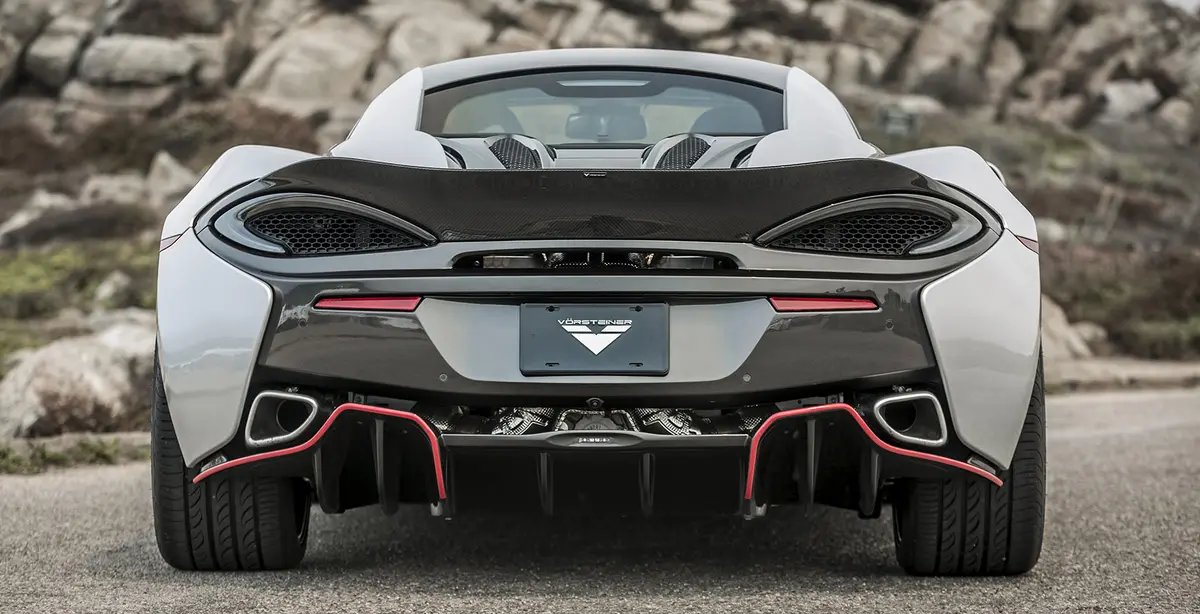 Vorsteiner Vs Aero Rear Boot Carbon Fiber Pp 2X2 Glossy For Mclaren 570S 1