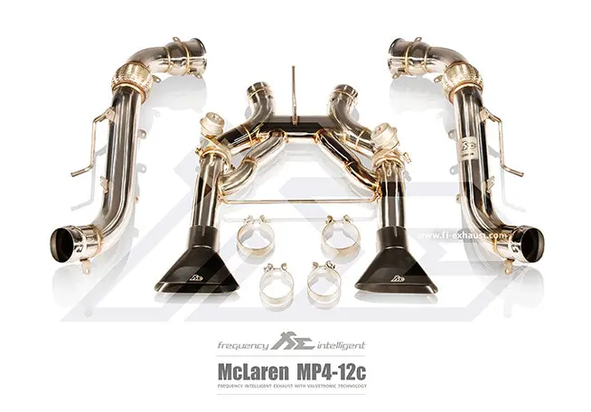 Fi Exhaust Mclaren Mp4-12C Catback Valvetronic Mufflers + Dual Tips 1
