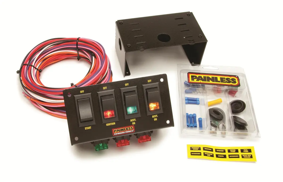 Painless Performance 50301 Modular Switch Panel For Custom Wiring Harnesses 1
