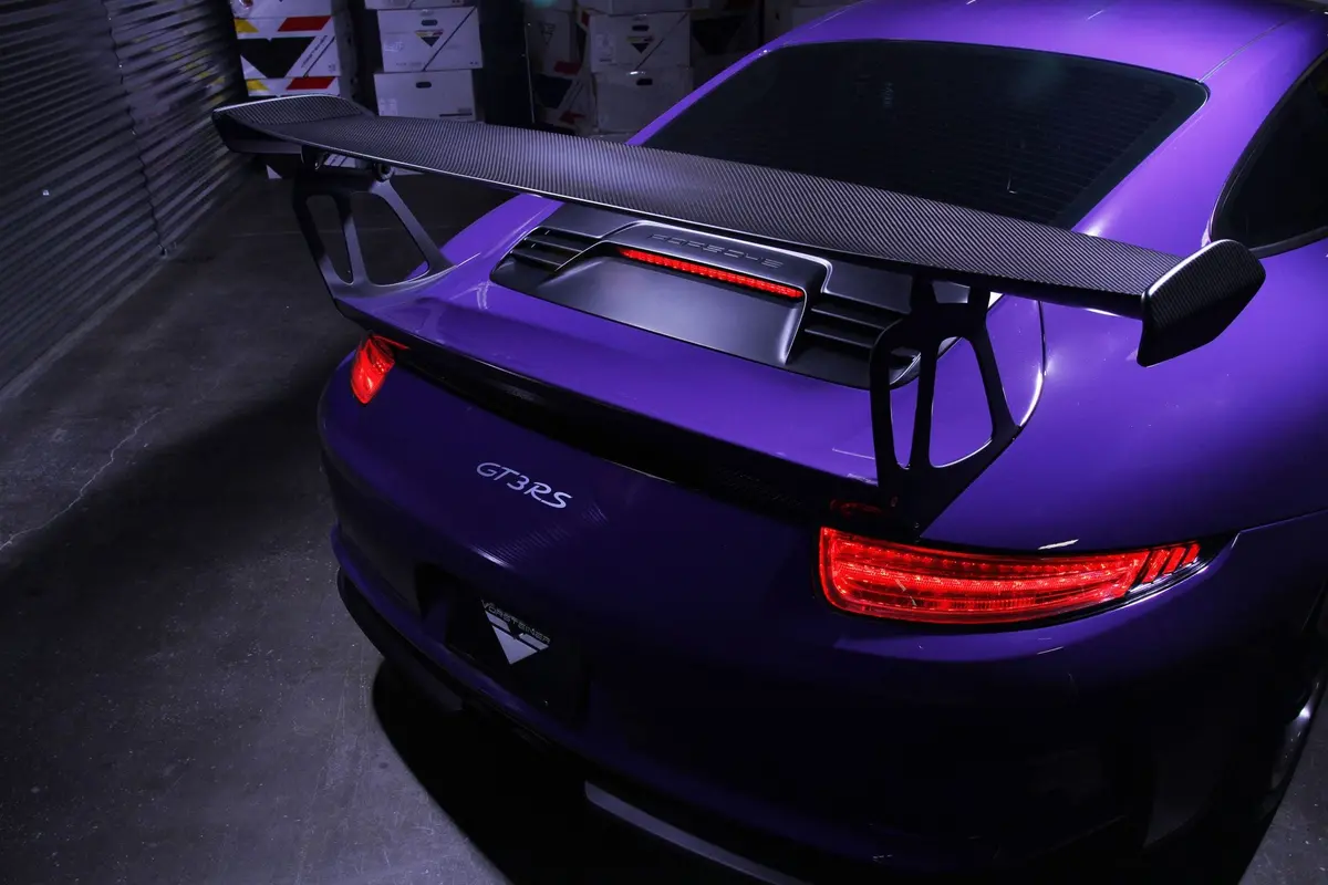 Vorsteiner V-Rs Aero Wing Blade Carbon Fiber Pp 2X2 Satin For Porsche 991 Gt3-Rs 1