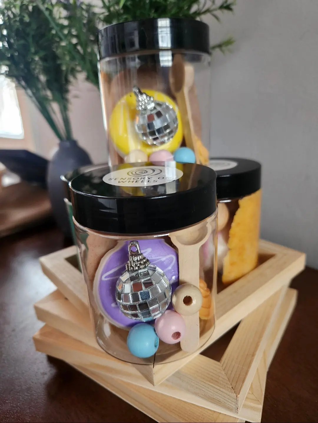 Disco Donut Sensory Jar 1