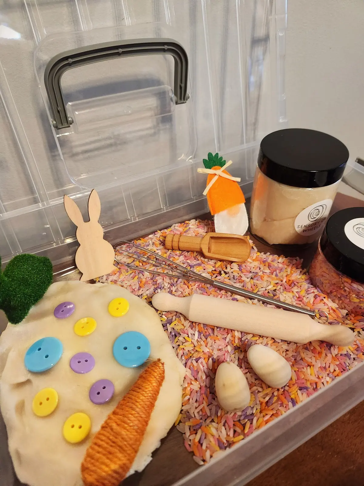 Spring Sensory Bin 1