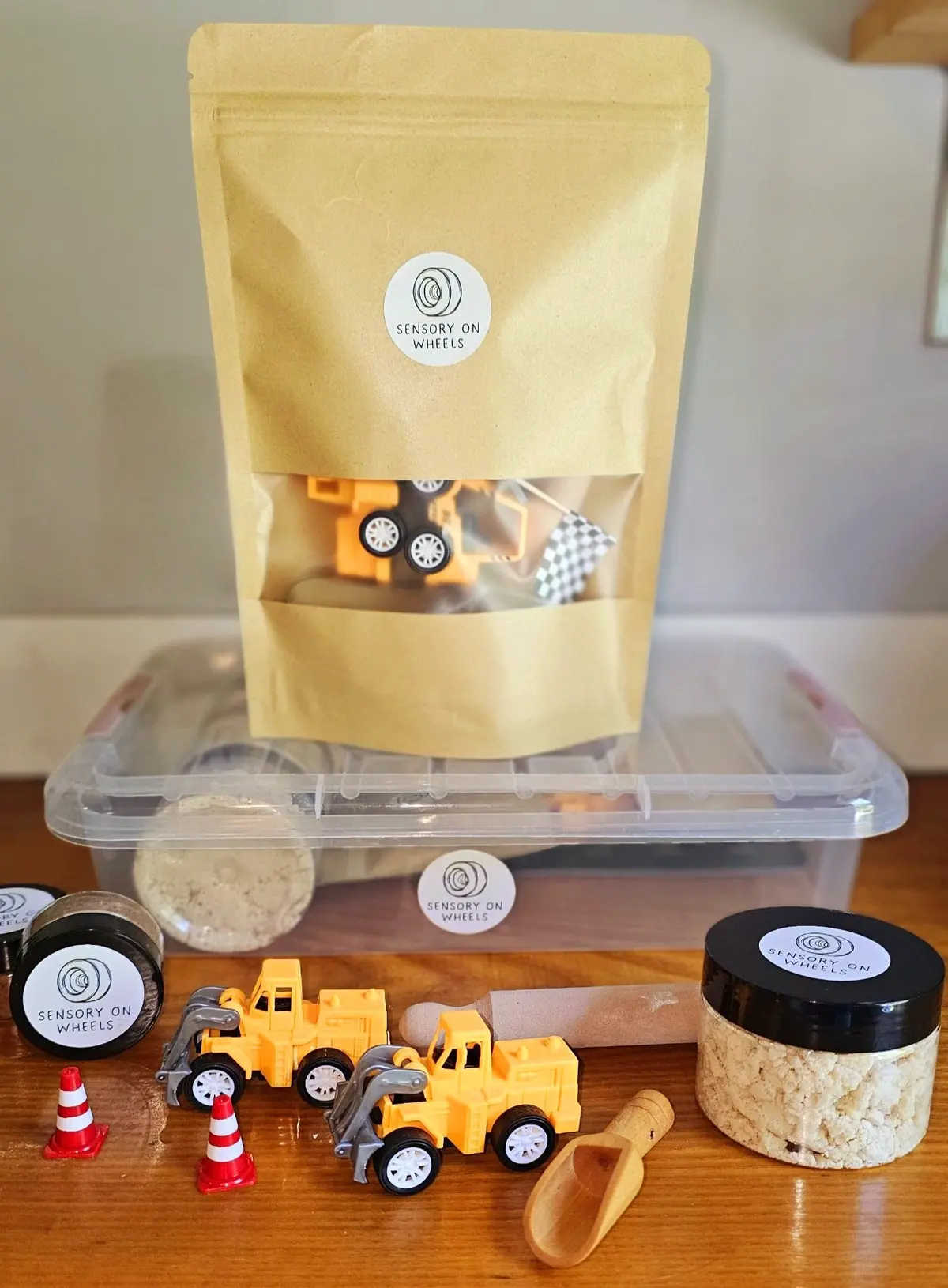 Construction Sensory Bin 1
