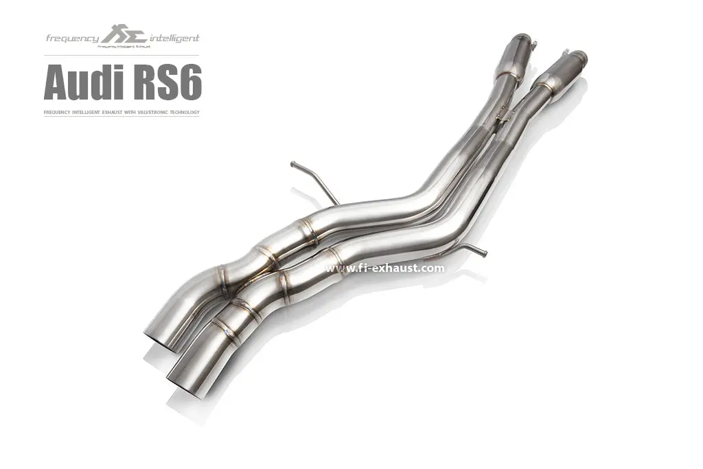 Fi Exhaust Audi Rs6 Sedan & Sportback Downpipe Only 1