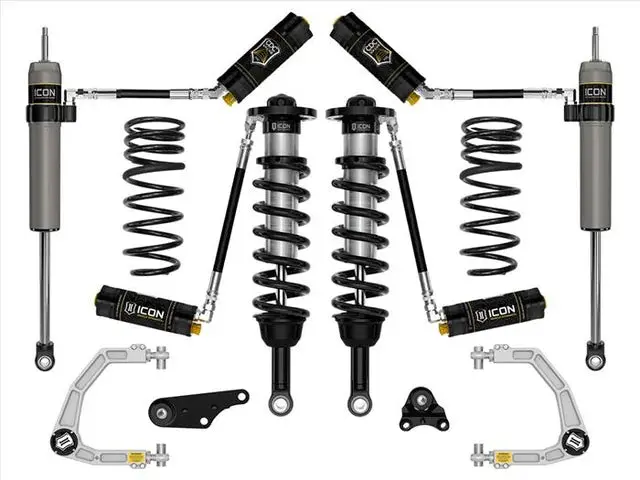 Icon 2024+ Toyota Tacoma 1.25In-3In Stage 5 Suspension System Billet W/ Triple Rate Spring 1