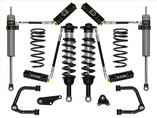 Icon 2024+ Toyota Tacoma 1.25In-3In Stage 5 Suspension System Tubular W/ Triple Rate Spring 1
