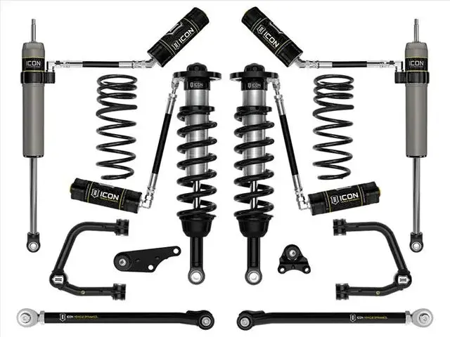 Icon 2024+ Toyota Tacoma 1.25In-3In Stage 7 Suspension System Tubular W/ Triple Rate Spring 1