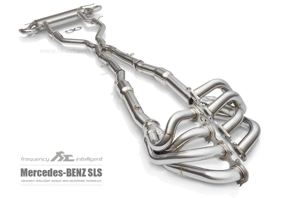 Fi Exhaust Mercedes-Benz Amg Sls Mid X Pipe + Valvetronic Mufflers 1