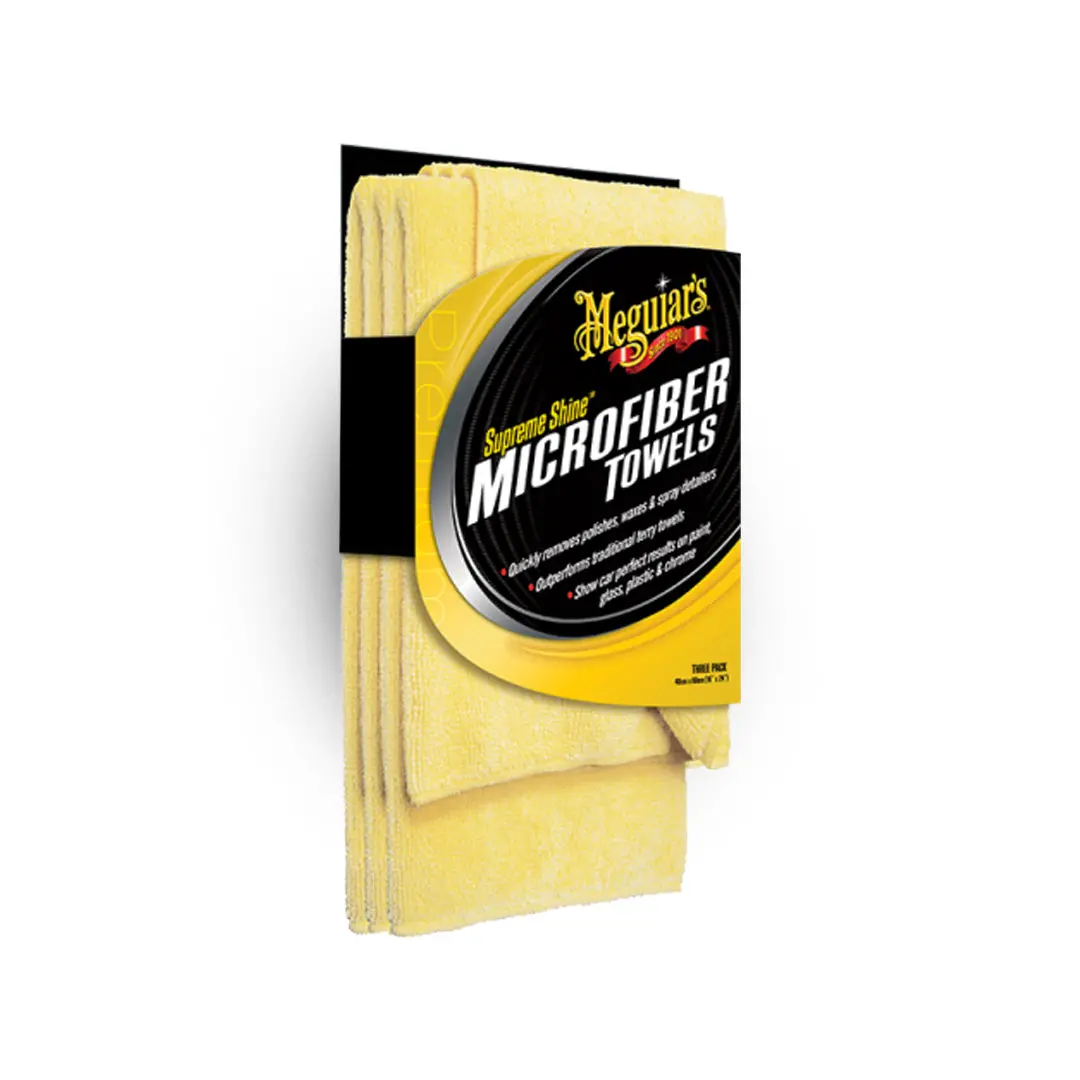 Supreme Shine Microfiber Towel - 3 Pk 1