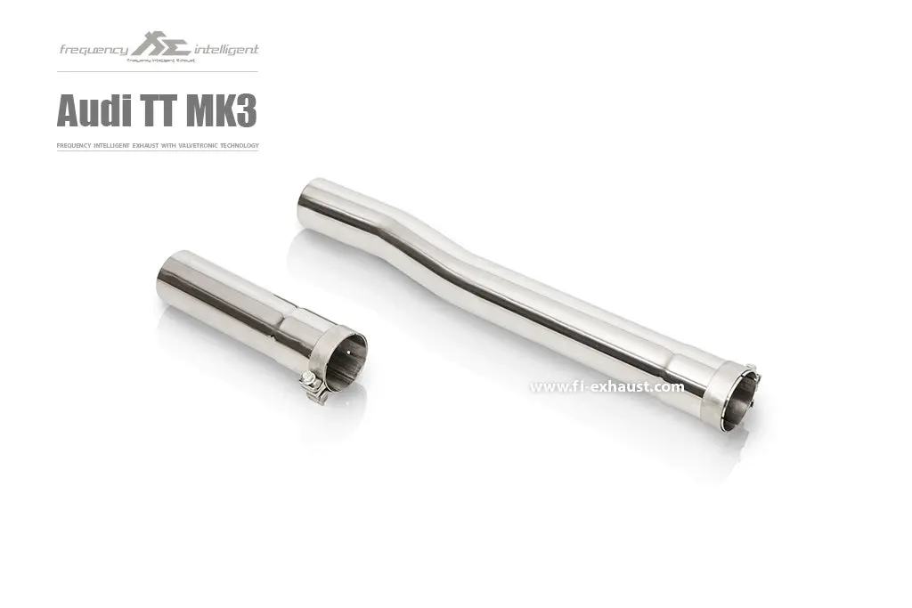 Fi Exhaust Audi Tt Mk3 Mid Pipe + Valvetronic Mufflers + Dual Tips 4