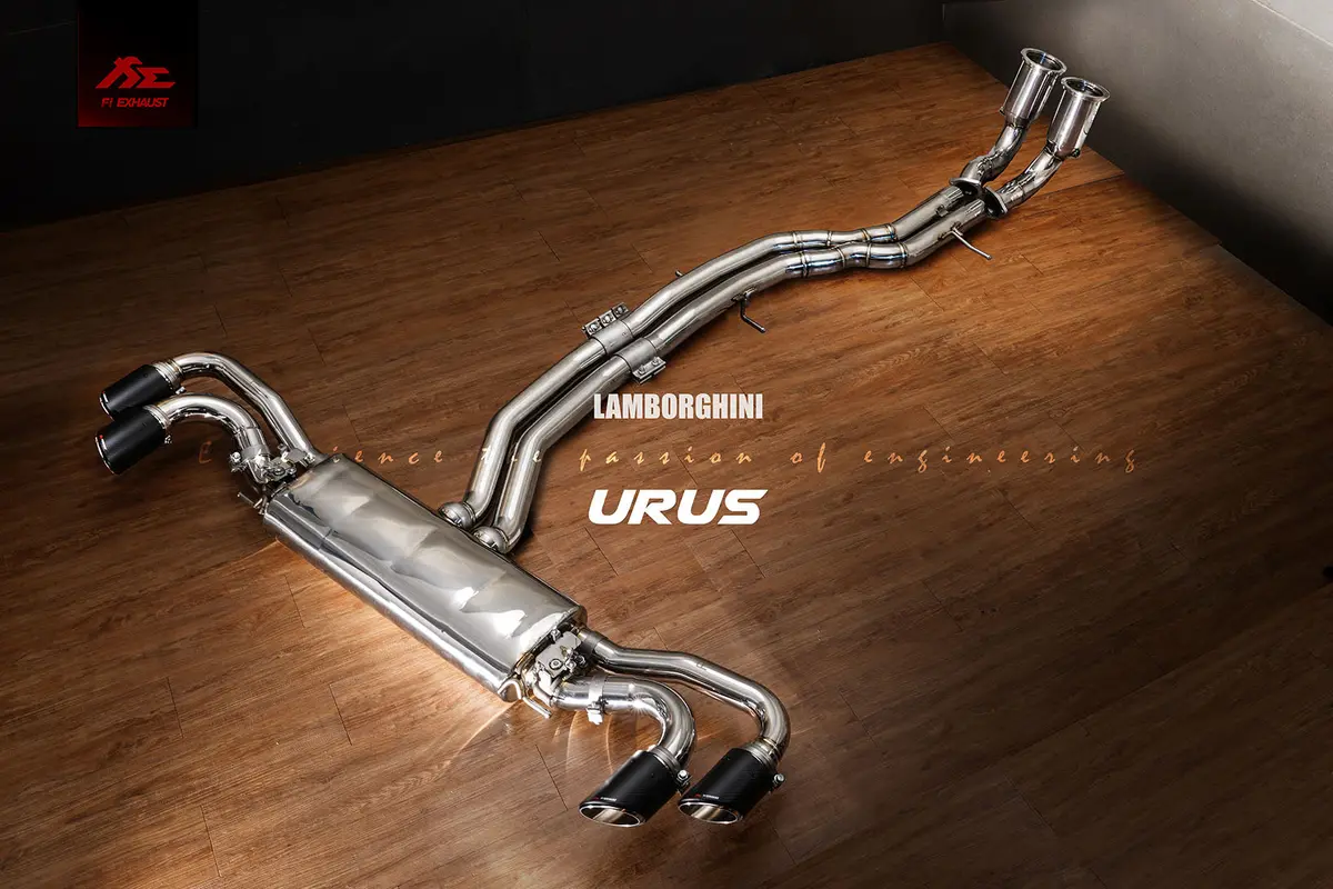 Fi Exhaust Lamborghini Urus Catback Valvetronic Mufflers + Quad Tips 1