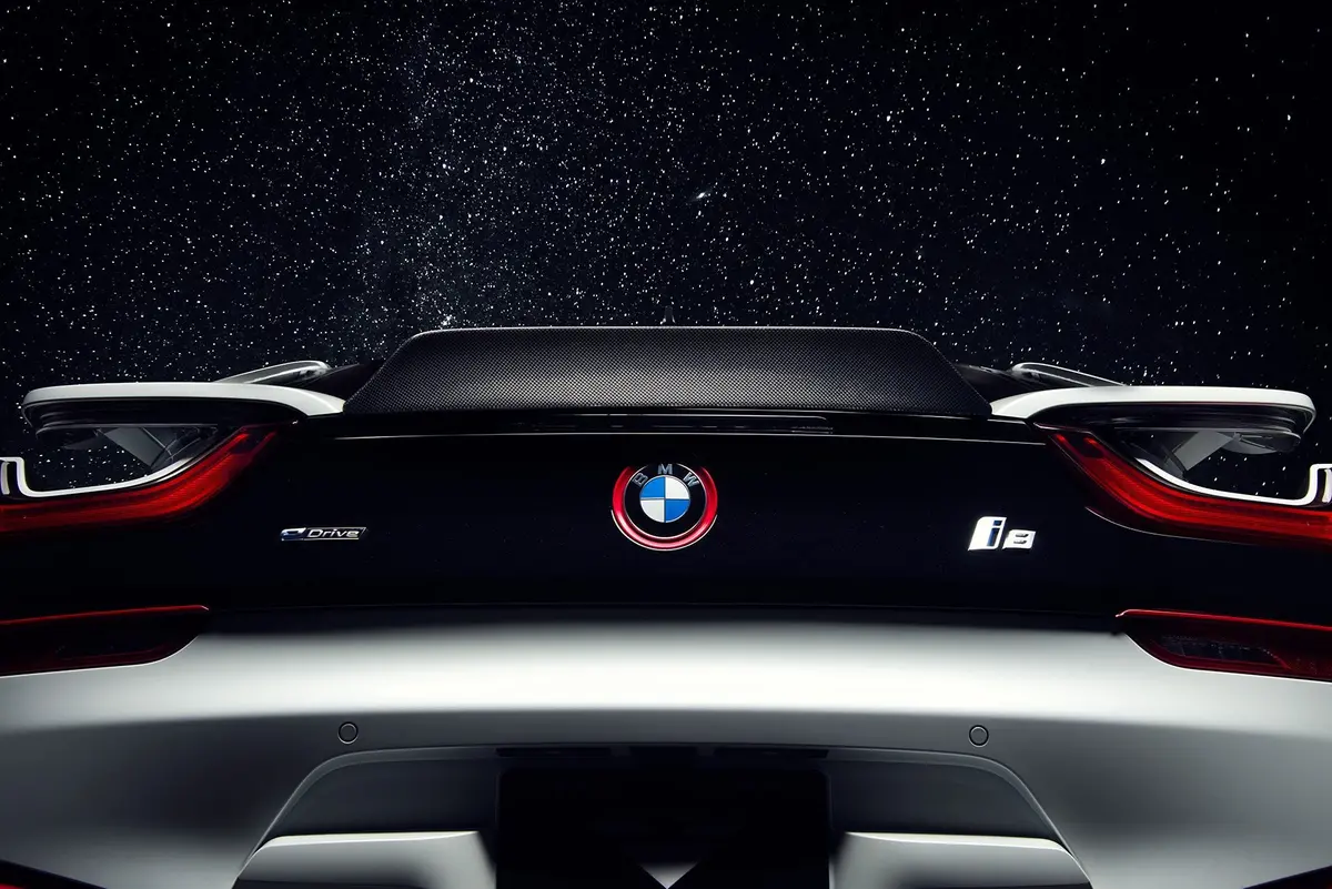 Vorsteiner Vr-E Aero Ducktail Spoiler Carbon Fiber Pp 1X1 Glossy For Bmw I8 2