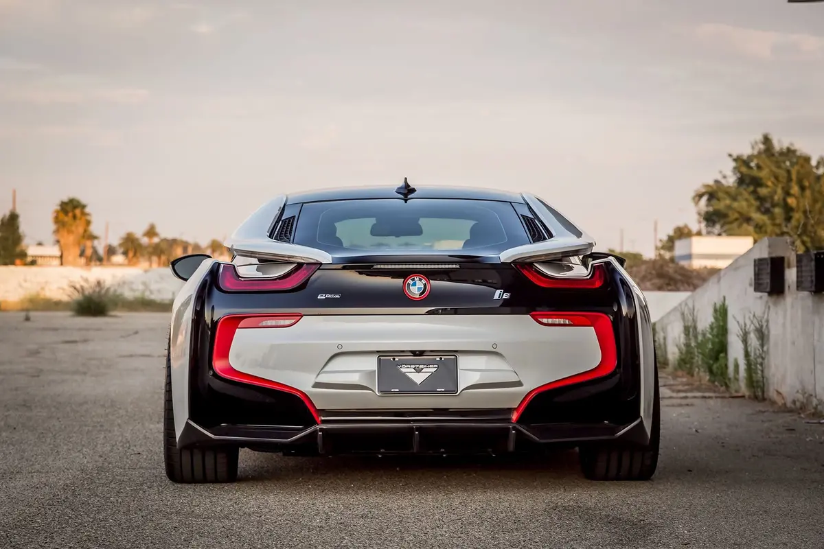 Vorsteiner Vr-E Aero Rear Diffuser Carbon Fiber Pp 1X1 Glossy For Bmw I8 1