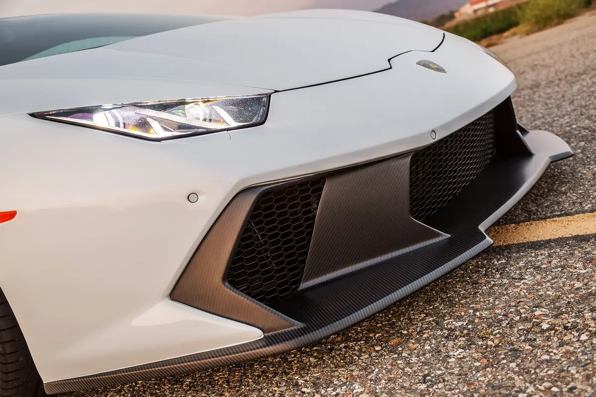 Vorsteiner Novara Edizione Aero Front Bumper W/ Front Spoiler Carbon Fiber Pp 2X2 Glossy For Lamborghini Huracan Performante 2