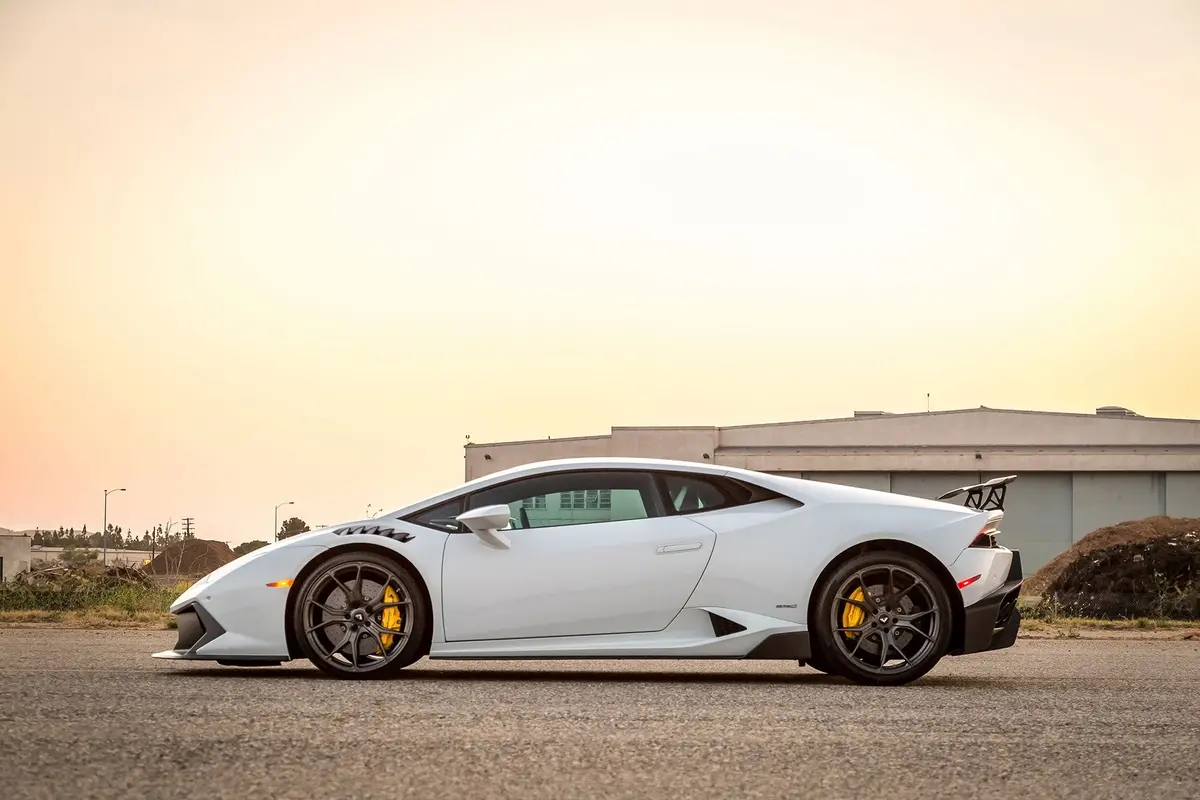 Vorsteiner Novara Edizione Aero Side Blades Carbon Fiber Pp 2X2 Glossy For Lamborghini Huracan Performante 1