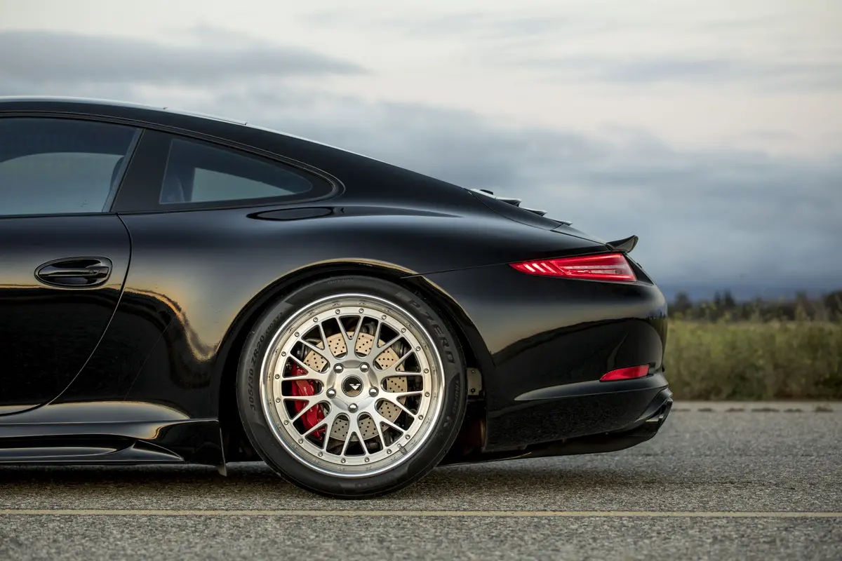 Vorsteiner V-Gt Aero Rear Diffuser Carbon Fiber Pp 1X1 Glossy For Porsche 991 Carrera 1