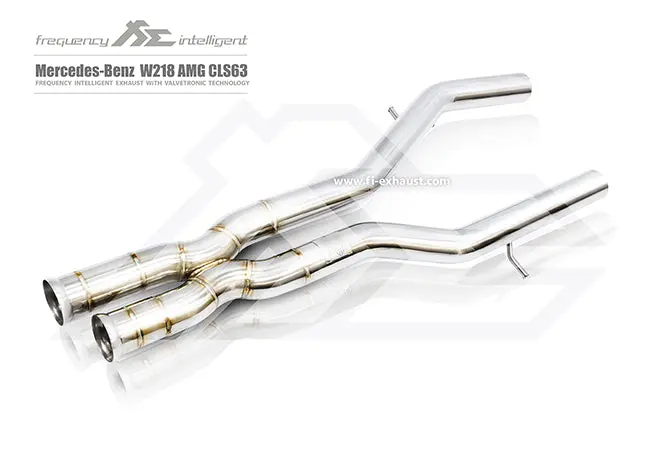 Fi Exhaust Mercedes-Benz Cls63 Amg Mid X Pipe + Valvetronic Mufflers + Quad Tips 5