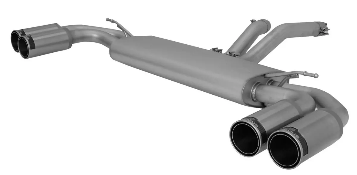 Remus Sport Exhaust Axle-Back-System With 4 Polished Street Race Tips For Cayenne Ii S V8 1
