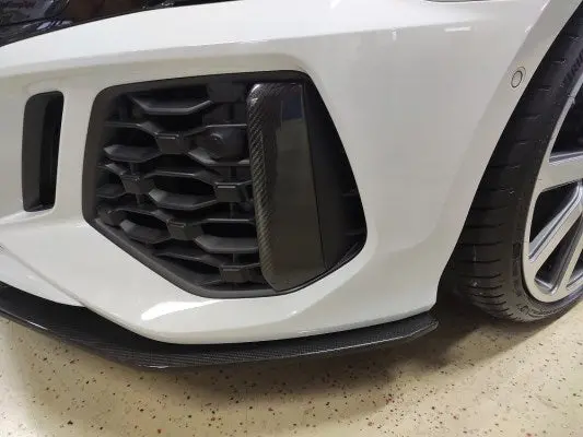 Mtm Carbon Front Splitter And Carbon Grille Inserts 1