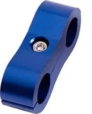 Billet Aluminum Dual Hose Separator – Compact Mounting, -6An Ports (Af156-07) 1