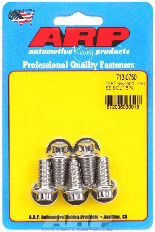 Stainless Steel 12-Point Bolt Kit – 5-Piece Heavy-Duty Fastener Set, Ar713-0750 1