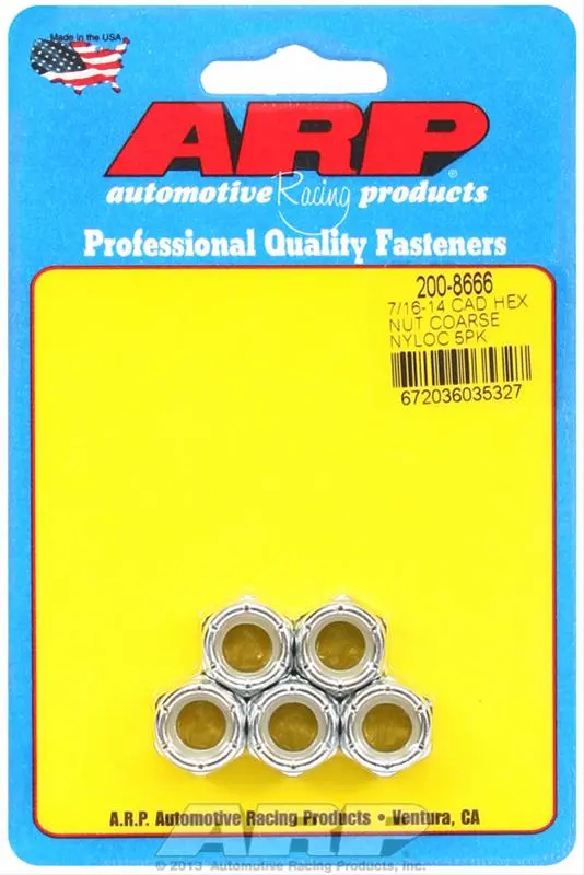 Arp High-Strength Hex Nuts – Pack Of 6 (Part #200-8666) 1