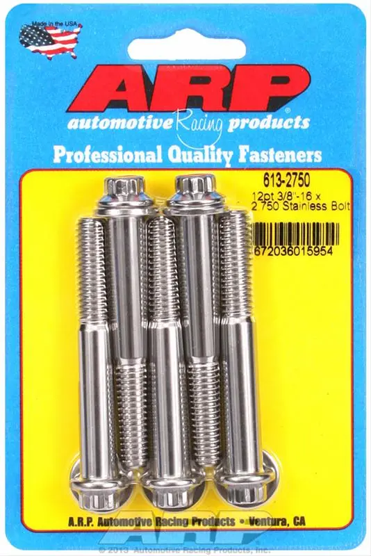 Arp Stainless Steel Socket Head Cap Bolts – 613-2750 1