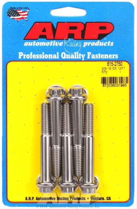 Arp 615-2750 Stainless Steel Fastener Kit 1