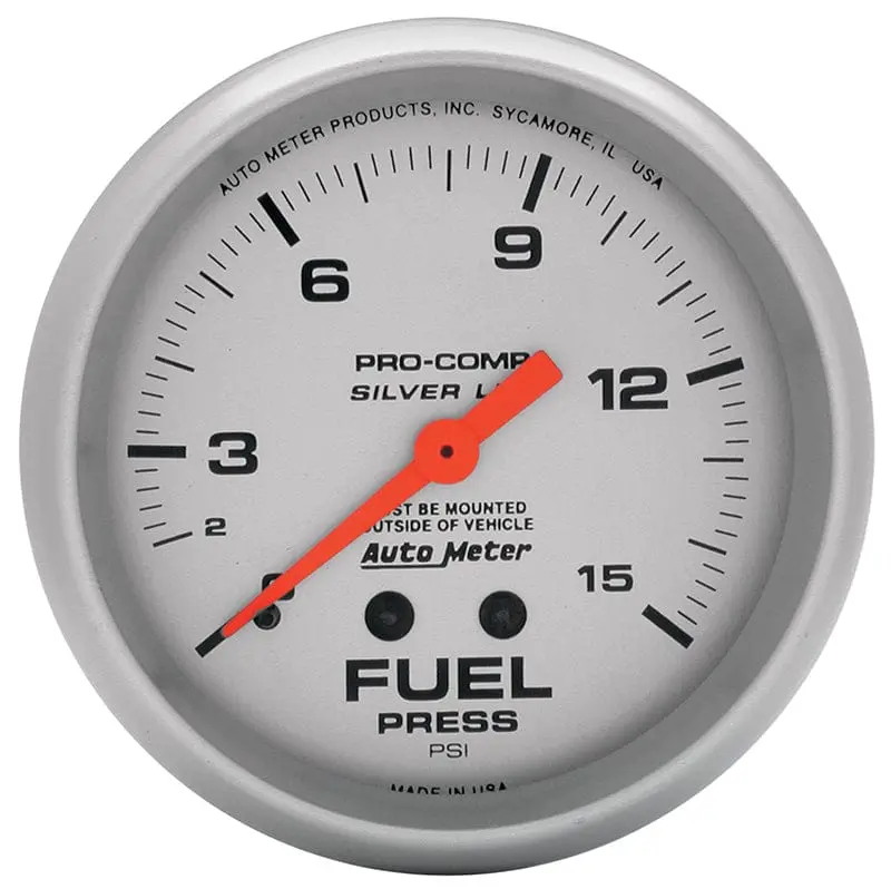 Ultra-Lite Au4611 Fuel Pressure Gauge – Lightweight Analog Readout, 0–15 Psi 1