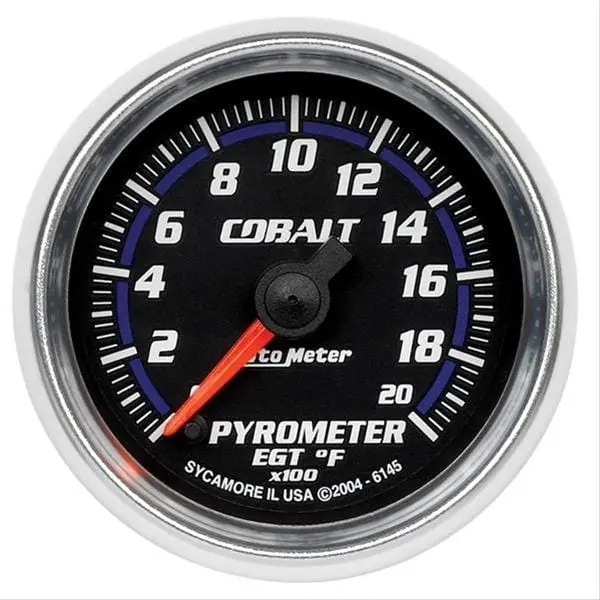 Autometer Cobalt Series Analog Gauge, 2-1/16 Inch, Part #6145 1