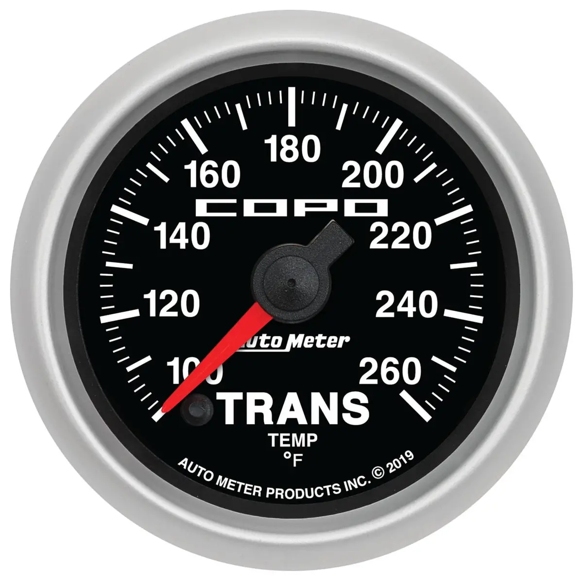 Autometer Digital Dash Gauge – 3-3/8" Diameter, Black Face, White Needle (880877) 1