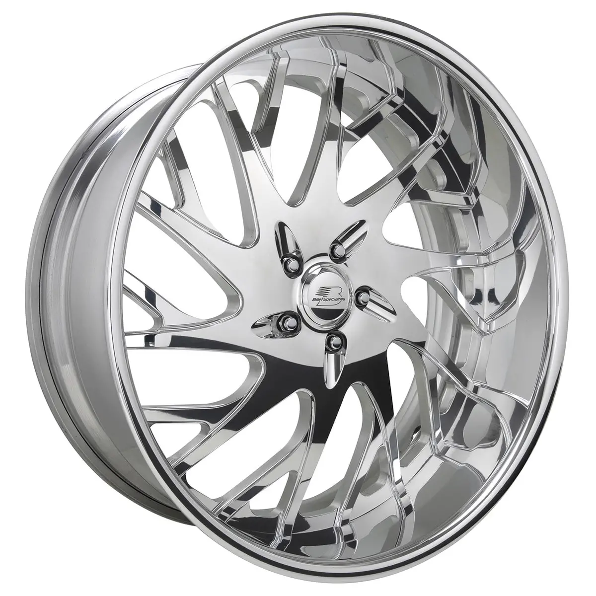 Billet Specialties Blvd Series 49 Custom Wheel – Hand-Polished Forged Aluminum, 20X10", 5X120 1