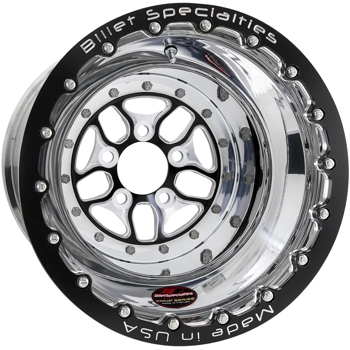 Billet Specialties Bcsbl075137360 Custom Forged Aluminum Wheel – 17X7", 5X114.3, Gloss Black 1