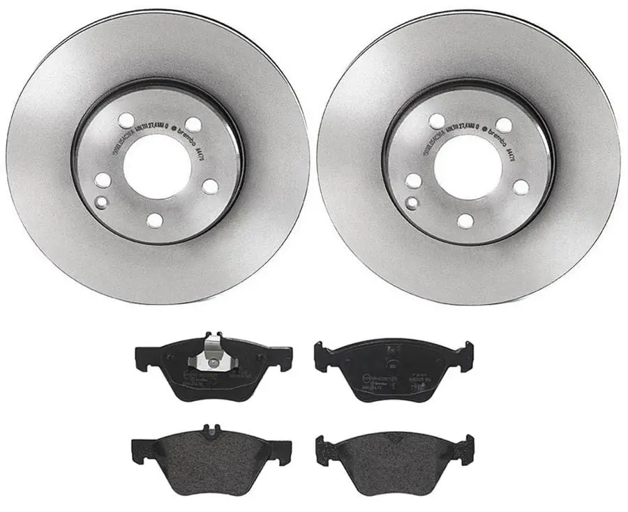 Brembo Kt04070 Disc Brake Pad And Rotor Combo Kit 1