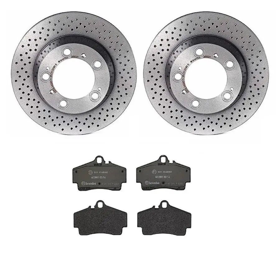 Brembo Kt04417 Brake Kit – Premium Rotors And Semi-Metallic Pads For Enhanced Stopping Power 1