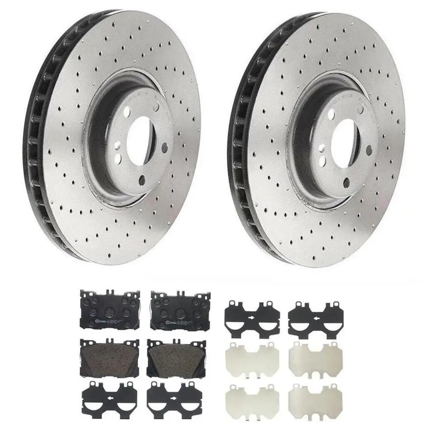 Brembo Premium Brake Kit – Front Disc Pads & Rotors, Application Kt04522 1