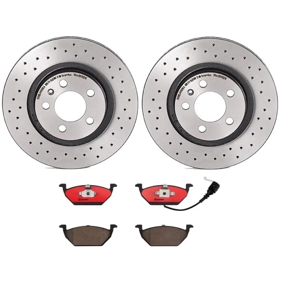 Brembo Ktx0027 Brake Pad And Rotor Kit For Motorcycles And Atvs 1