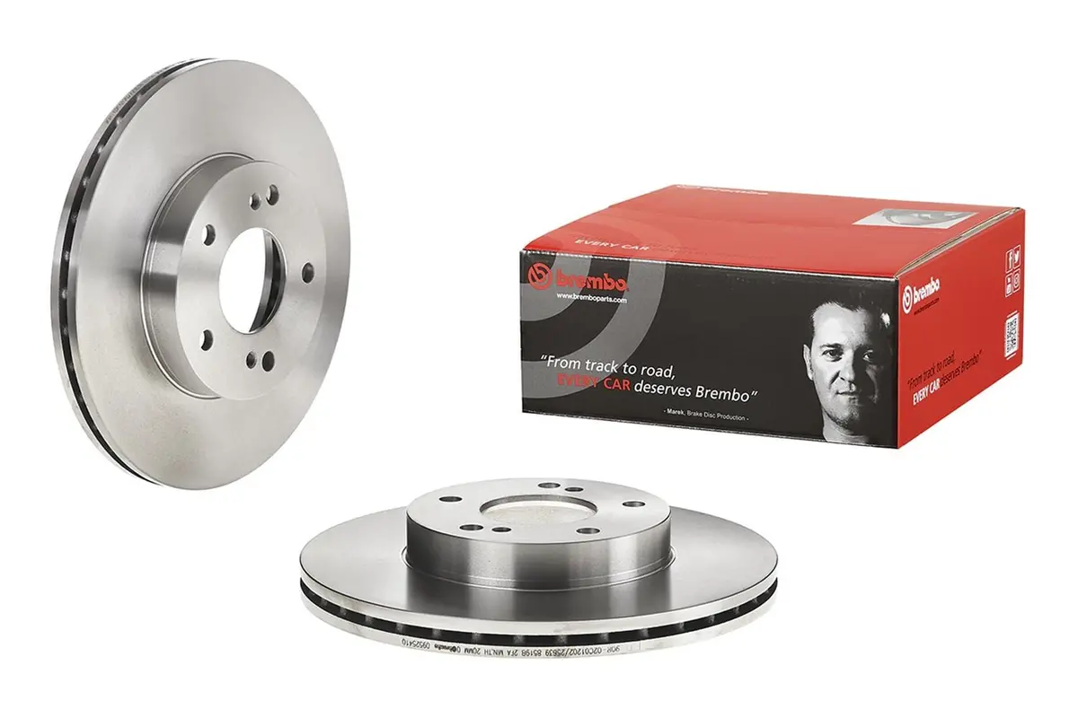 Brembo 09.5254.10 Uv-Coated Premium Brake Rotors 1