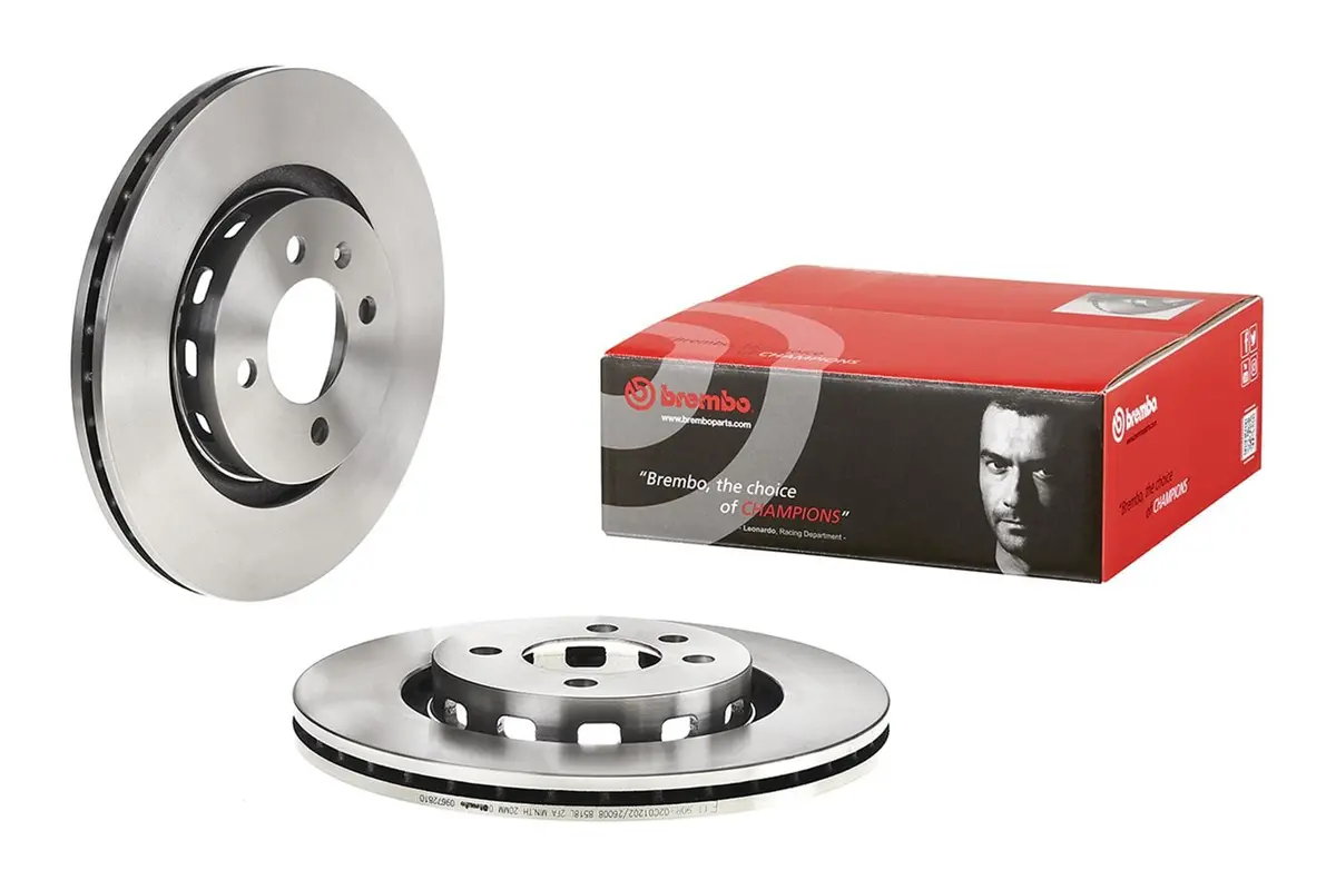 Brembo 09.6728.10 Uv-Coated Premium Brake Rotors 1