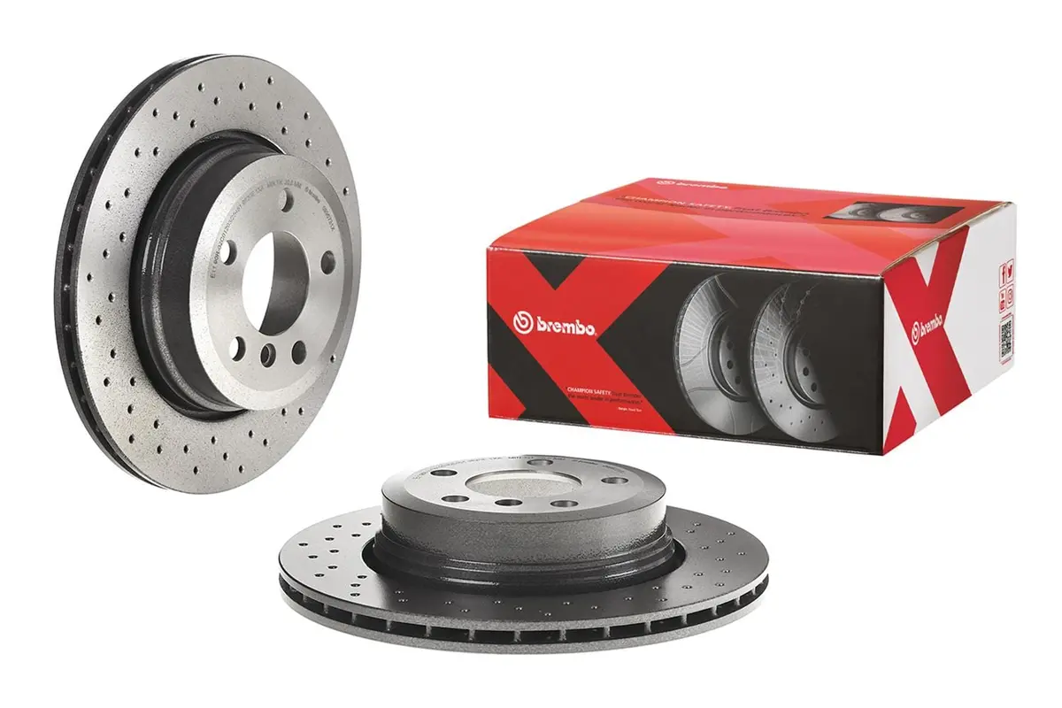 Brembo 09.9573.1X Uv-Coated Premium Brake Rotors – Corrosion-Resistant Performance Discs 1