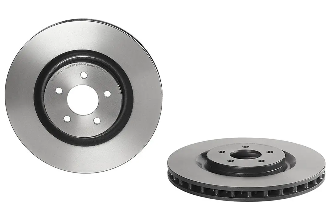 Brembo 09.9781.11 Uv-Coated Premium Brake Rotors – Drilled & Slotted 1