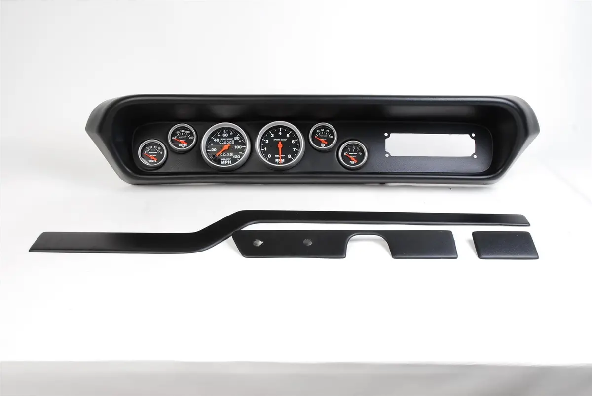 Classic Thunder Road Dash Panel – Retro-Styled Instrument Cluster With Autometer Gauges (411640111) 1
