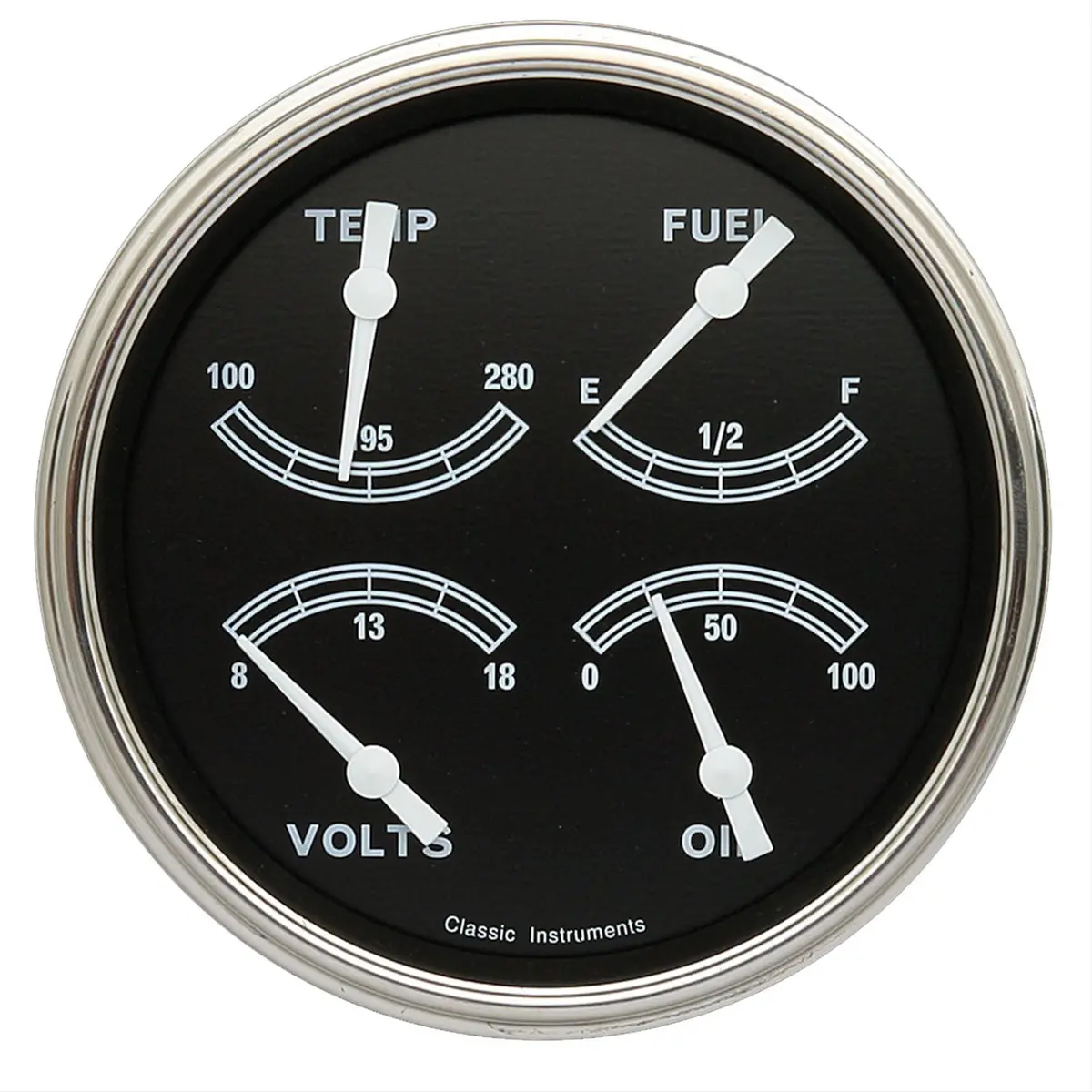 Classic Instruments Traditional Series Analog Gauge Set – Tr75Slf 1