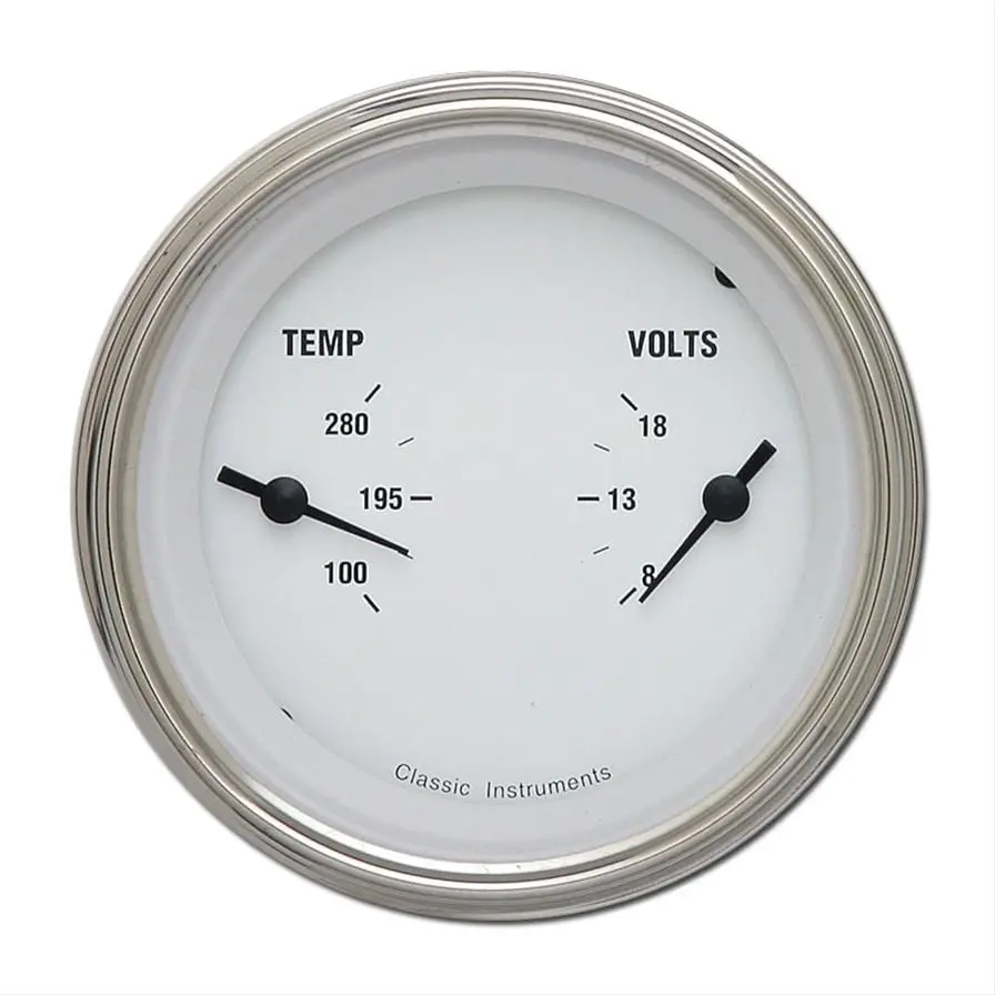 Classic Instruments White Hot Series Analog Gauge Cluster – Wh74Slf 1