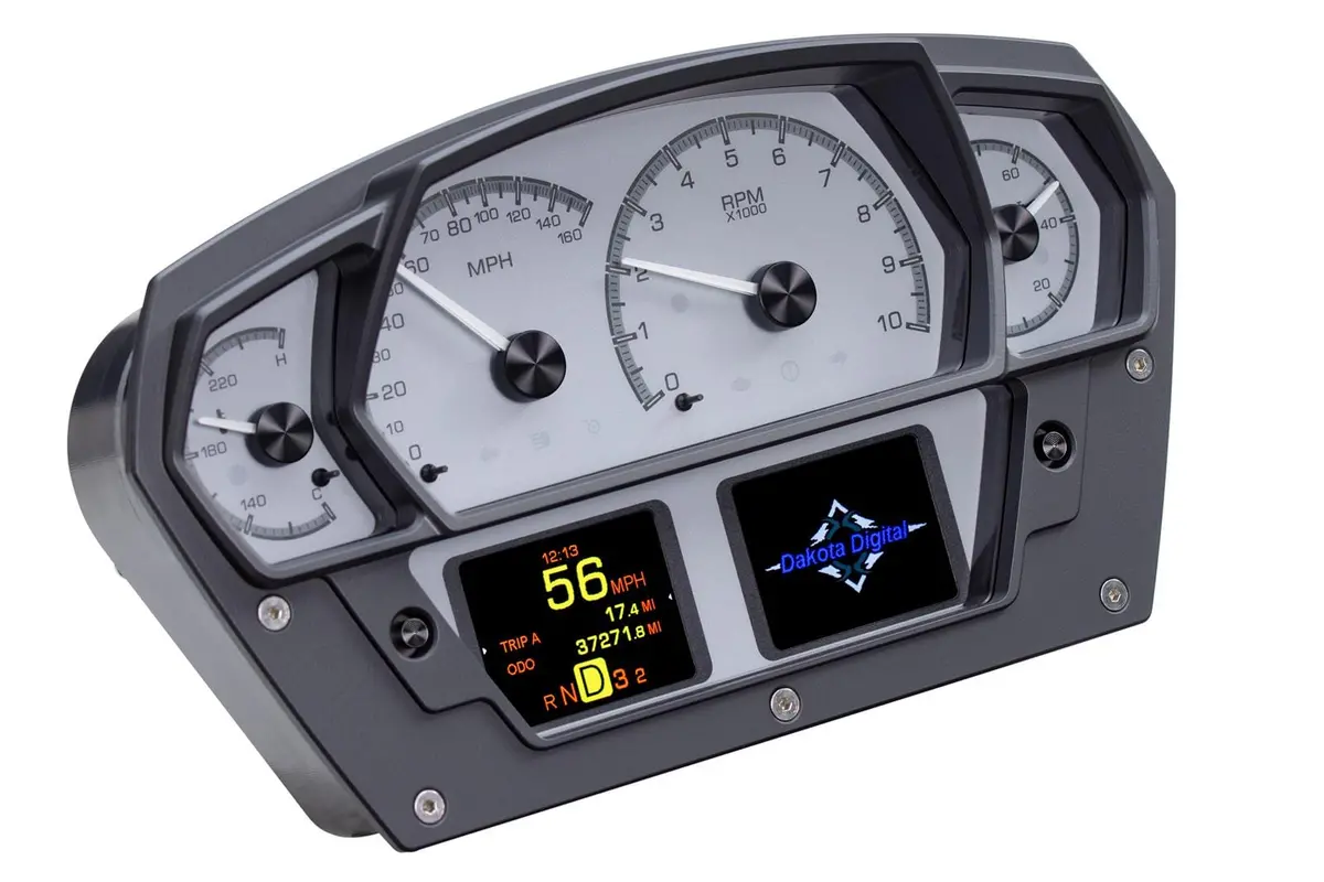 Dakota Digital Hdx Universal Analog Gauge Kit – 2-1/16", Programmable Display 1