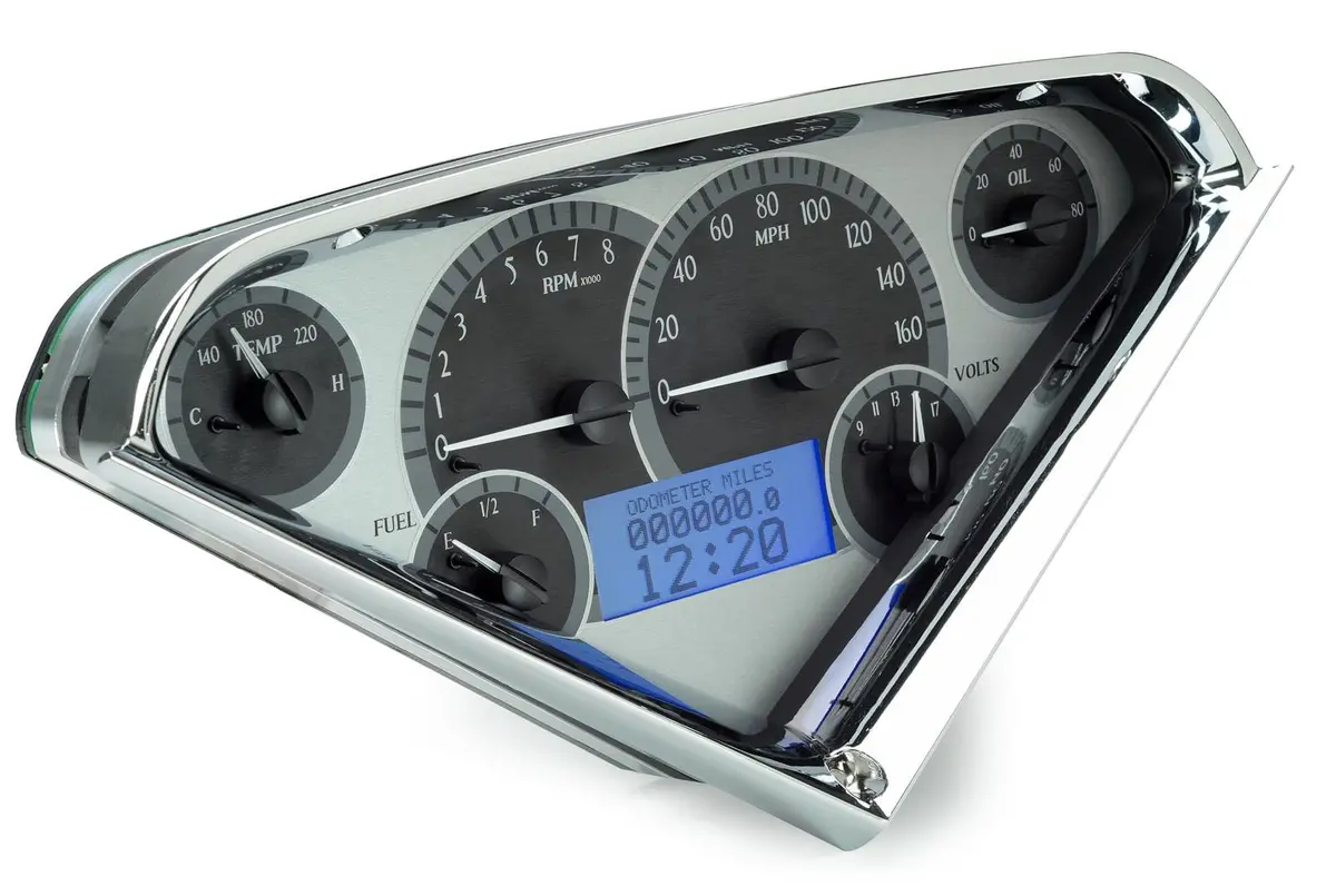Dakota Digital Vhx-55C-Pu-S-B Analog Gauge System – Plug-And-Play V8 Dash Upgrade 1