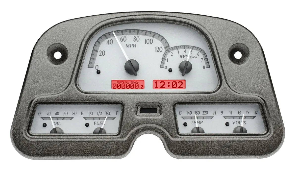 Dakota Digital Vhx-62T-Fj-S-R Direct-Fit Analog Gauge Cluster For Classic Trucks 1
