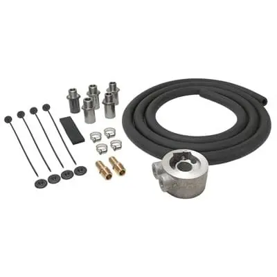 Derale 15752 Fluid Cooler Installation Kit – Complete Hardware & Fittings For Radiator-Mounted Coolers 1