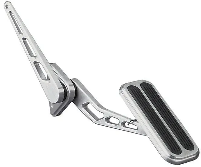 Xl Series Brushed Billet Aluminum Accelerator Pedal With Rubber Tread – Lk-Bfg-6012 1