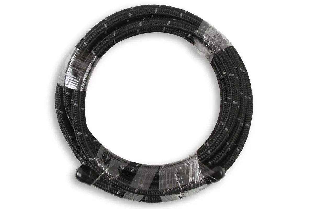 Mr. Gasket Black Nylon-Braided An Fuel Line – 10 Ft, 841010 1